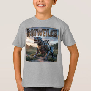 Botweiler Fotografisch – Roboter Rottweiler Lustig T-Shirt