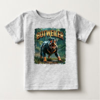 Botweiler Illustration – Roboter Rottweiler Lustig