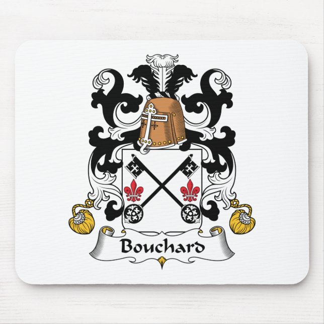 Bouchard Familienwappen Mousepad (Vorne)
