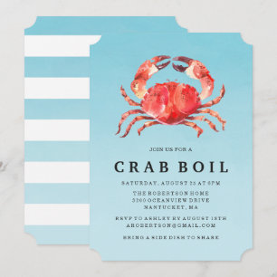 Bouche de crabe en bord de mer   Invitation à la f