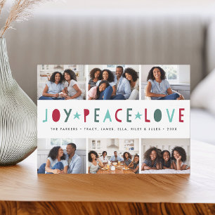 Bouches lumineuses   Carte de collage photo de vac