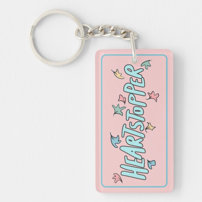 Bouchon de coeur personnalisé rose (Devant)
