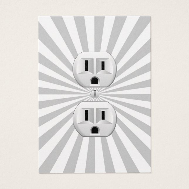 Bouchon électrique Mur Outlet Fun Personnaliser Ce (Devant)