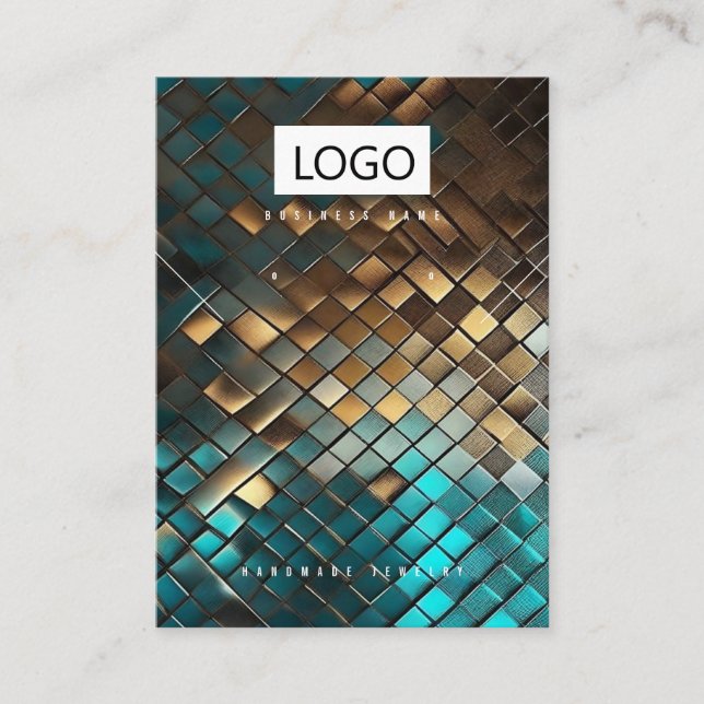 Boucles de bijoux Collier Bracelet Carte d'afficha (Devant)