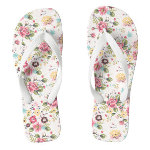 Boucles de tongs de fleurs de Botany Bliss