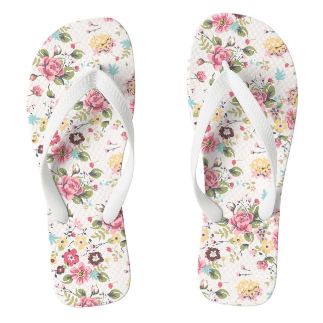 Boucles de tongs de fleurs de Botany Bliss (Semelle)