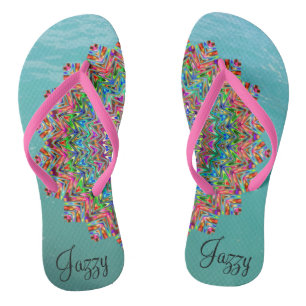 Boucles de tongs Mandala personnalisées et dynamiq