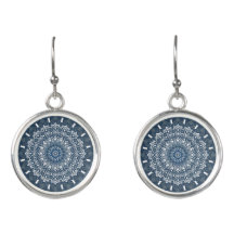 Boho Hippie Zen Inspiré bleu Mandala
