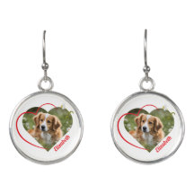Boucles d'oreilles Coeur d'amour de chiot