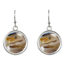 Boucles d'oreilles en pierre de taille