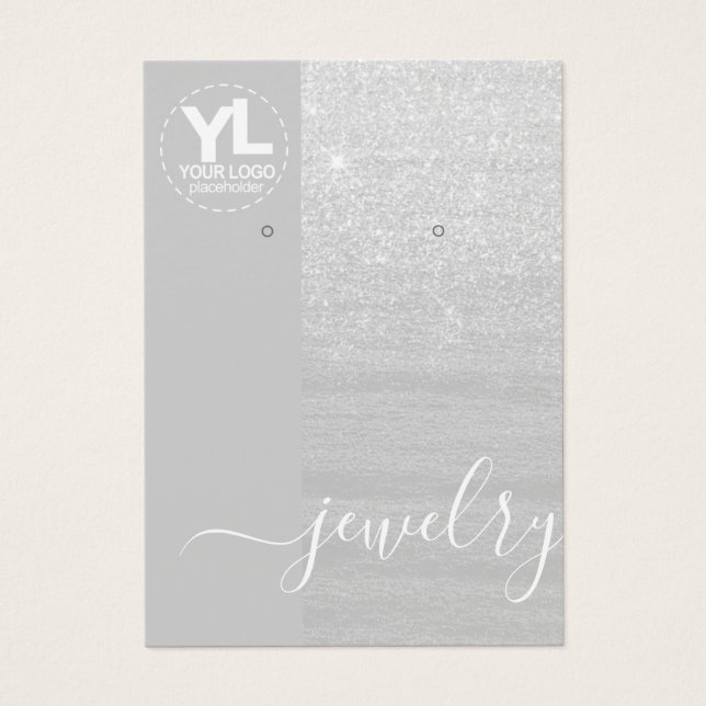 Boucles d'oreilles longues Afficher Glamor Parties (Devant)