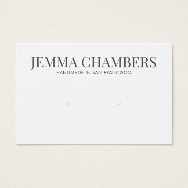 Boucles d'oreilles modernes en noir blanc Bijoux C (Devant)