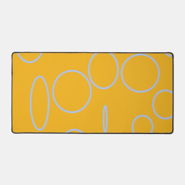 Boucles Orange Cercles Mat Bureau (Recto)