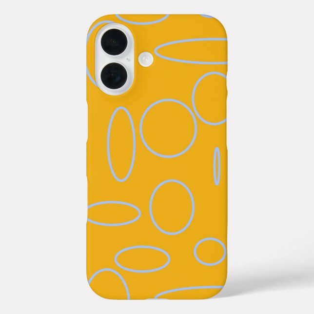 Boucles sur Orange Geometry iPhone / coque ipad (Verso)
