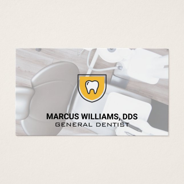 Bouclier dentaire | Bureau des dentistes (Devant)