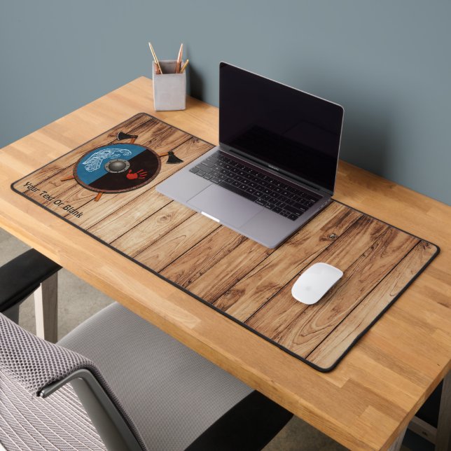 Bouclier viking et axes (Bureau 2)