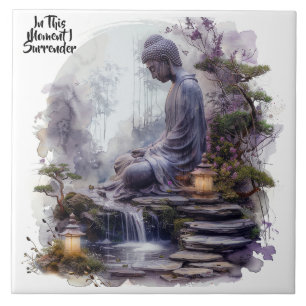 Bouddha Aquarelle Remettre Carreaux en céramique