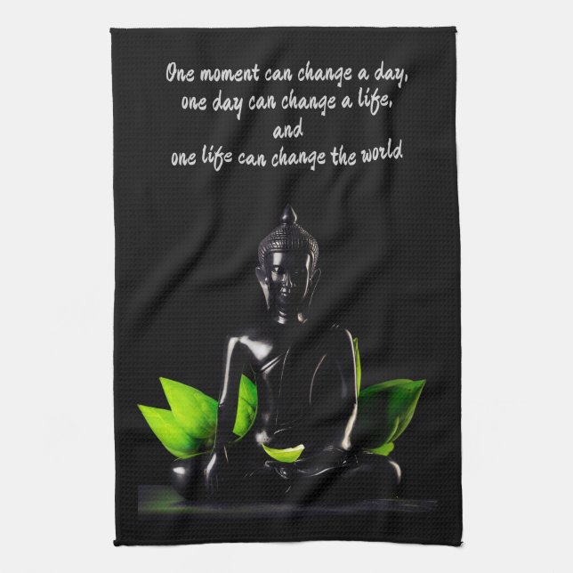 Bouddha Citation 2 serviette à main (Vertical)