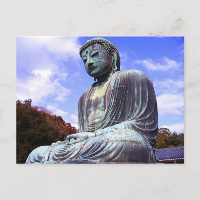 Bouddha de Kamikura 2- carte postale (Devant)