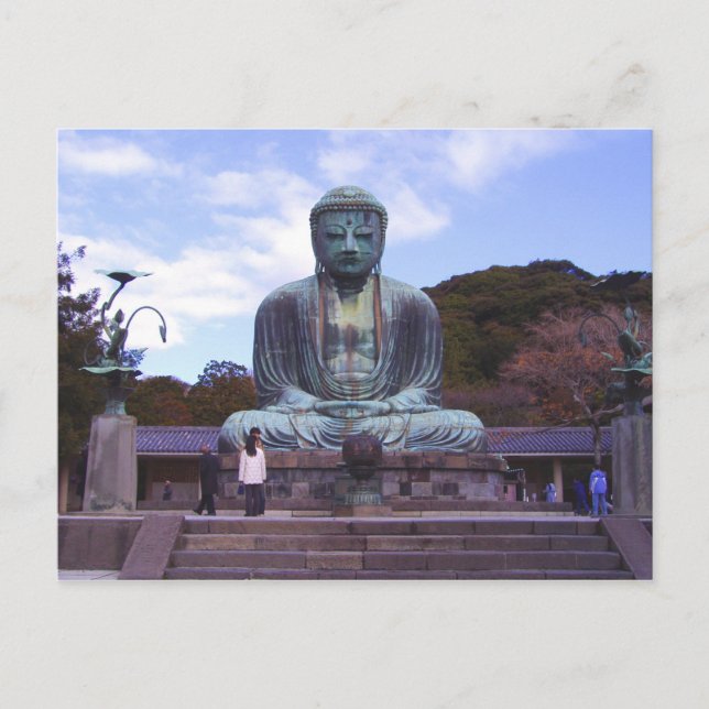 Bouddha de Kamikura carte postale (Devant)