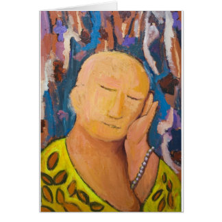 Bouddha de sommeil (portrait naïf