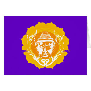 Bouddha orange et jaune