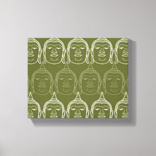 Bouddha Spirituelle Moderne Zen Toile Enveloppée