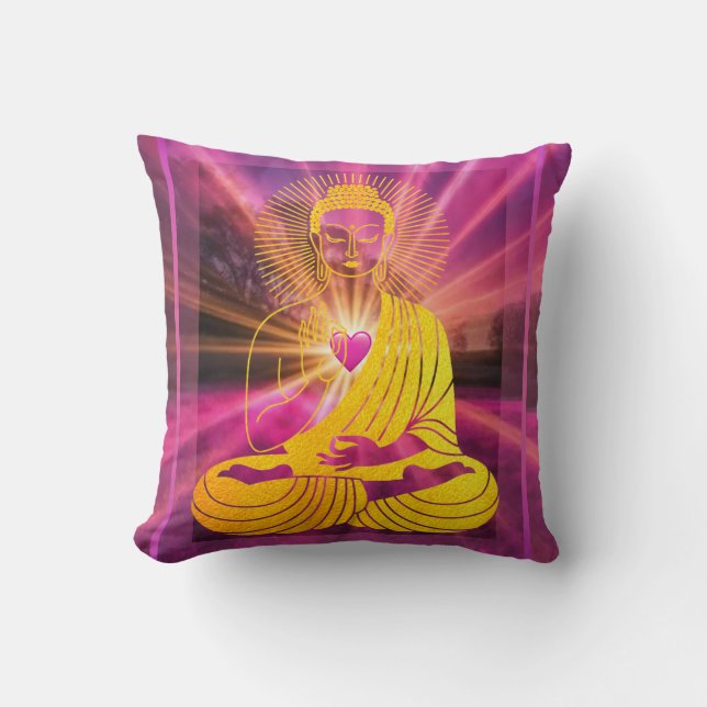 BouddhaToday V4 #1 Coussin de Paix  (Recto)