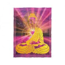 BouddhaTodayV4 #1 Couverture en polaire de bouddha