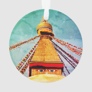 Boudhanath Stupa, Buddha Eyes, Himalaya, Népal