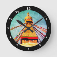 Boudhanath Stupa & Buddha - Nepal /Vintag Dharma