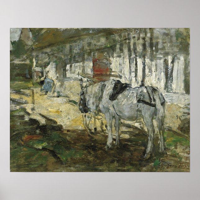 Boudin - Breton Horse Poster (Vorne)