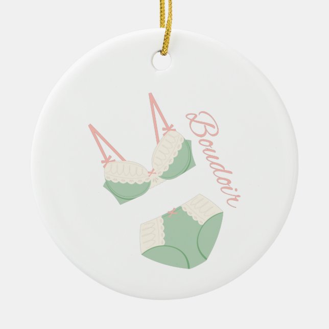 Boudoir Keramik Ornament (Vorne)