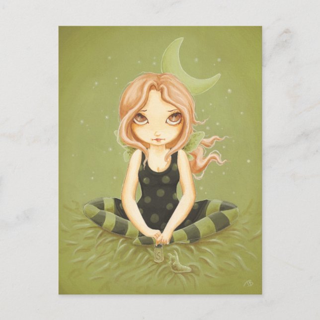 Boues de sel - Carte postale de limace de fée (Devant)