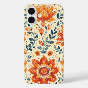 Bouffée de fleurs rétro - IPhone 16 Coque