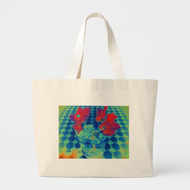 Bougainville-Image Jumbo Stoffbeutel (Vorne)