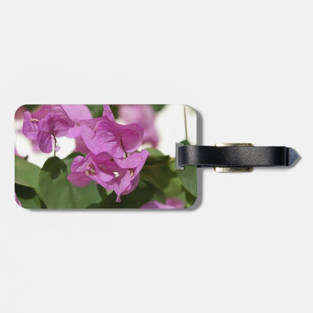 Bougainvillea Bag Tag Gepäckanhänger (Rückseite horizontal)