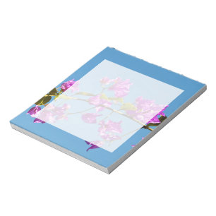 Bougainvillea-Blume Notizblock