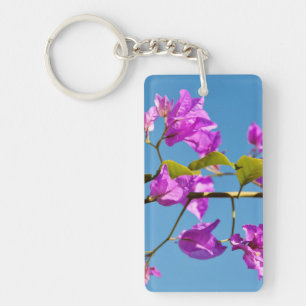 Bougainvillea-Blüten Schlüsselanhänger