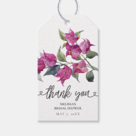 Bougainvillea-Brautparty Geschenkanhänger