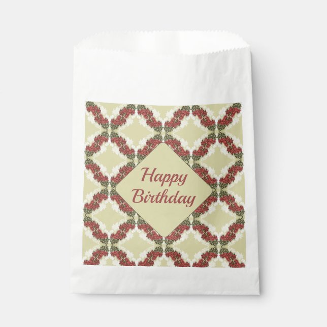 Bougainvillea Favor Bags Geschenktütchen (Vorderseite)