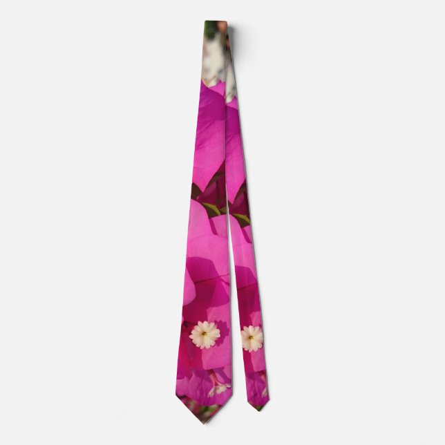 Bougainvillea Flower Tie Krawatte (Vorderseite)