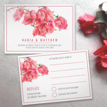 Bougainvillea Hochzeit in Rosa
