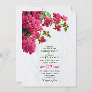 Bougainvillea Mittelmeer Griechische Insel Wedding Einladung