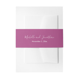 Bougainvillea Pink Wedding Einladung Bly Band