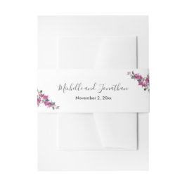 Bougainvillea Pink Wedding Einladung Bly Band