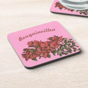 Bougainvillea Plastic Untersetzer