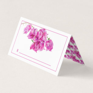 Bougainvillea rose mariages invités cartes de tent