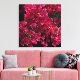 Bougainvillea Roter Tropischer Kletterstrauch Foto Leinwanddruck