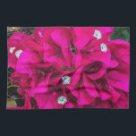 Bougainvillea Speaks for Itself Kitchen Towels Geschirrtuch<br><div class="desc">This Kitchen Towel features the intense beauty of flowering bougainvillea. In the original photograph by ZoeSPEAK,  we see the very hot pink bracts,  looking like leaves,  showcasing the tiny white flowers of this outstanding bush. In the background we see bits of green leaves and branches.</div>